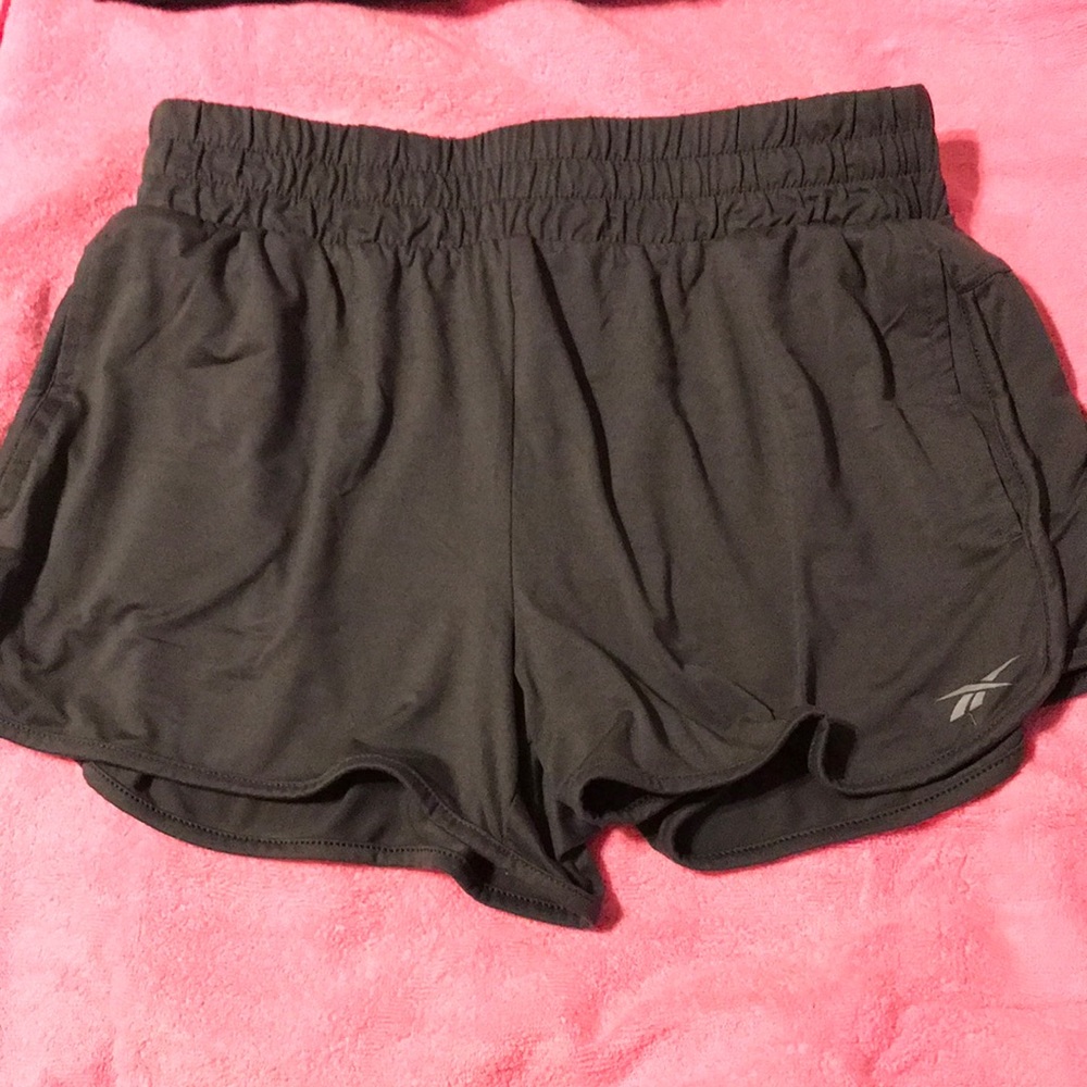 Gray Reebok knit shorts, size Large. So soft!